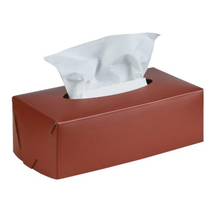 ADJ Салфетница Kleenex, 23x12xH7,5 см., цвет: бордо/коньяк