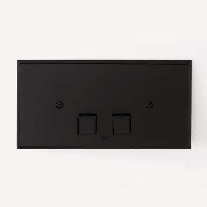 3SC SQUARE pLAQUE Клавиша смыва для бачков Geberit UP320/720, 33x2,5xh17, материал: латунь, цвет: чёрный матовый