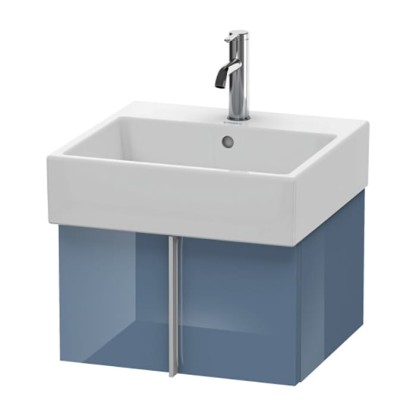Duravit Vero Air Тумба подвесная, 48.4x43.1х29.8см., с раковиной, с 1 выдв. ящиком, цвет: голубой камень глянцевый