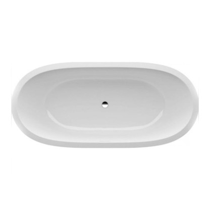 Laufen Pro Ванна встраиваемая, 180X80х64см, овальная с ножками , без слива-перелива, цвет: белый