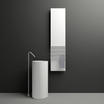 Antrax Flaps Полотенцесушитель электрический 35x171H см, 500ВТ, цвет: белый матовый