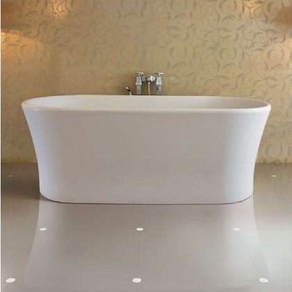 Devon&Devon Fusion Ванна из минерального литья отдельностоящая 177х82хh64см, цвет: белый