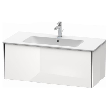 Duravit XSquare Тумба подвесная, 101х47.8х40см, с раковиной, с 1 выдв ящик, цвет: белый глянц