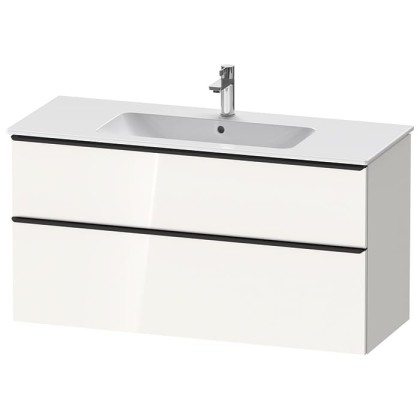 Duravit D-Neo Тумбочка подвесная 121х46.2x62.5см., раковина, 1 ящик цвет: белый высокоглянцевый