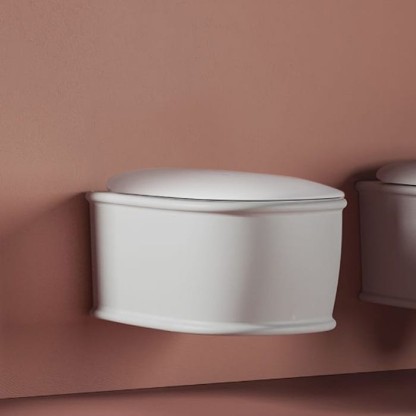 Artceram Atelier Унитаз подвесной, 52х37см, безободковый, с крепежом, цвет: белый матовый