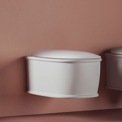 Artceram Atelier Унитаз подвесной, 52х37см, безободковый, с крепежом, цвет: белый матовый