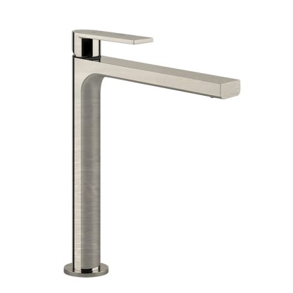 Gessi Emporio Via manzoni Смеситель для раковины, на 1 отв, цвет: Finox Brushed Nickel