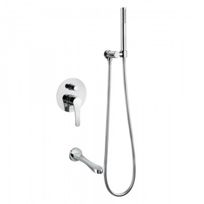 Смеситель для ванны Bongio O'Clock Green, цвет: хром