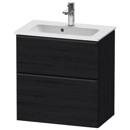 Duravit D-Neo Тумбочка подвесная Compact 61x37.2x62.5см., раковина, 1 ящик, цвет: Black Oak