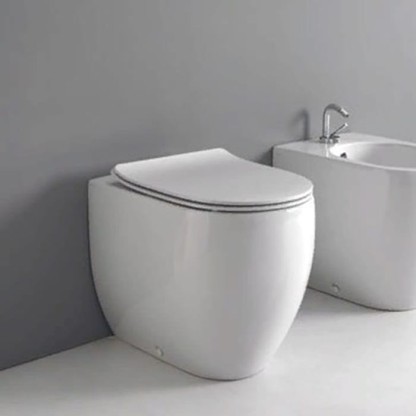 Kerasan Flo унитаз приставной 48х36см, универсальный