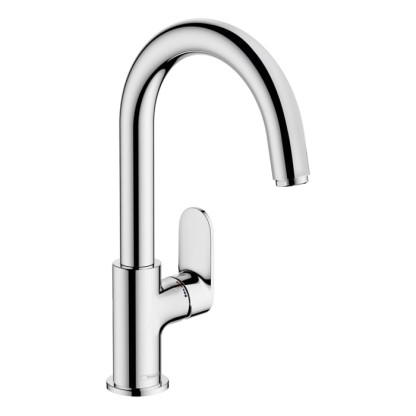 Hansgrohe Vernis Blend Смеситель для раковины, излив 210 мм, с донным клапаном, цвет: хром