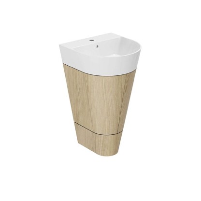 Azzurra Forma Тумба напольная 50х47х84.5см, с 2 дверцами, с раковиной, цвет: Olmo naturale