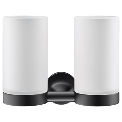 Duravit Starck T Стаканы, подвесныеч, цвет: черный матовый