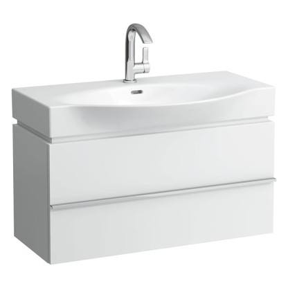 Laufen Palace Тумба подвесная 90x51cм., с раковиной, 2 ящика, цвет: белый матовый