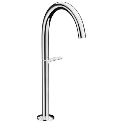 Axor One Смеситель для раковины, 1 отв., излив h260мм, Select, со сливом push-open, цвет: хром