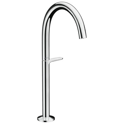 Axor One Смеситель для раковины, 1 отв., излив h260мм, Select, со сливом push-open, цвет: хром