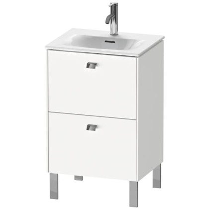Duravit Brioso База напольная 52x41.9x68.5см с раковиной, 2 ящика, цвет: глянцевый белый
