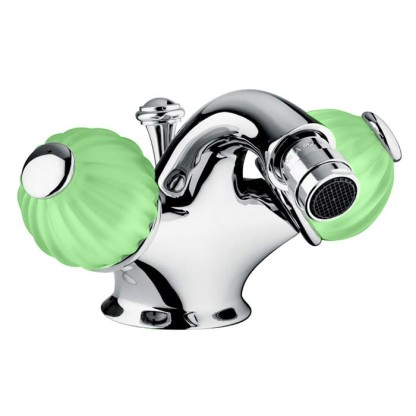 Bongio Rivoli Смеситель для биде, 1 отв., цвет: хром/Emerald 07