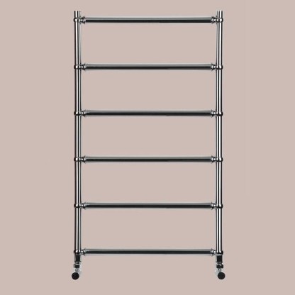 Irsap BELLA п/сушитель (6тр) водяной для систем ГВС, 55хh95.1см (межосевое 50см), с вентилями и комплектом для монтажа KITCOPTUEC6450, цвет:хром/хром