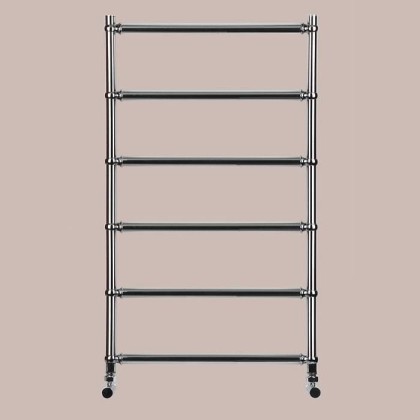 Irsap BELLA п/сушитель (6тр) водяной для систем ГВС, 55хh95.1см (межосевое 50см), с вентилями и комплектом для монтажа KITCOPTUEC6450, цвет:хром/хром