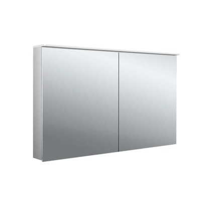 Emco Flat II Зеркальный шкаф 120см., с подсветкой Lichtsegel, навесная модель, с подсв. для раковины, 2 дверка