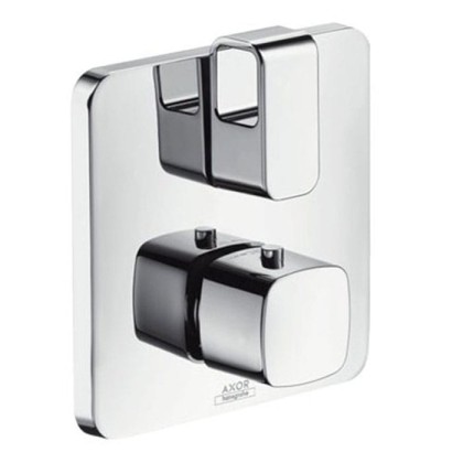 Axor Urquiola, Термостат с запорным вентилем, СМ, внешняя часть, цвет: хром