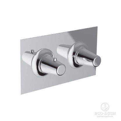 CISAL Vita Смеситель встраиваемый для душа на 2 выхода, цвет: хром