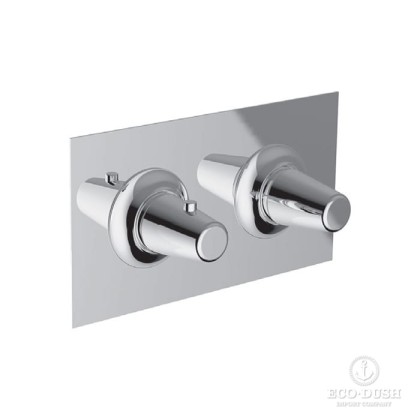 CISAL Vita Смеситель встраиваемый для душа на 2 выхода, цвет: хром