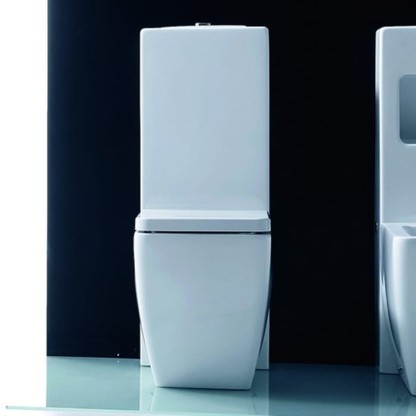 Kerasan Ego унитаз приставной 53х36см, белый с напольным бачком