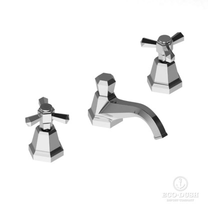 Stella Eccelsa Смеситель для раковины на 3 отверстия 3224TC, с донным клапаном, цвет: хром