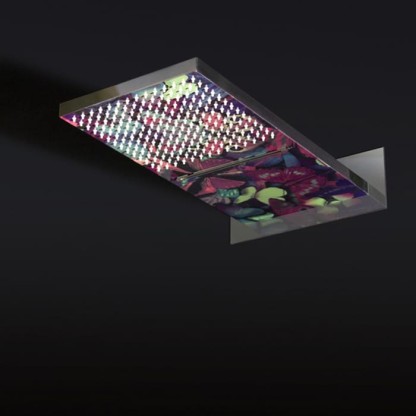 Настенная душевая головка Bongio Tattoo, цвет: tentation