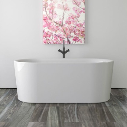 Knief Fresh XS Ванна отдельностоящая 155х80х60см.,слив щелевой, без слив-перелива, цвет: белый глянцевый