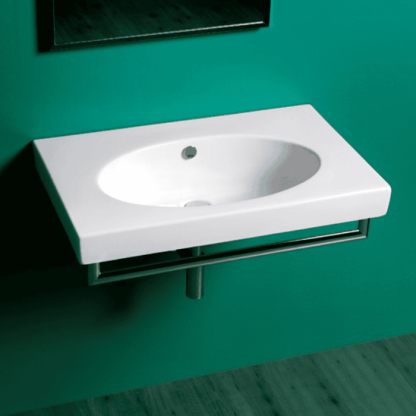 Simas Lft Spazio Раковина 80х49.5 см, 1 отв., цвет: белый