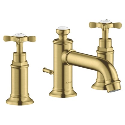 Axor Montreux Смеситель для раковины 30, на 3 отв., с донным клапаном, цвет: шлифованная медь
