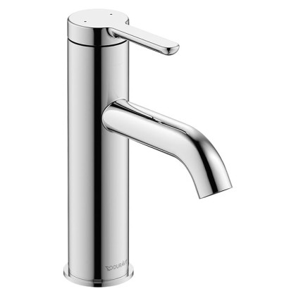 Duravit C.1 Смеситель для раковины, 1 отв., излив 113мм, цвет: хром