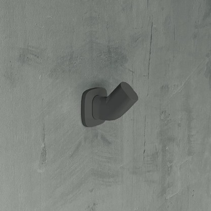 Novellini Giada Крючок, подвесной, цвет: черный матовый