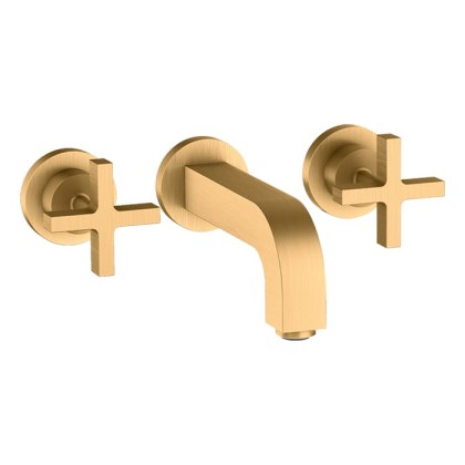 Axor Citterio Смеситель для раковины, встраиваемый, излив: 16.2см., цвет: шлифованная медь