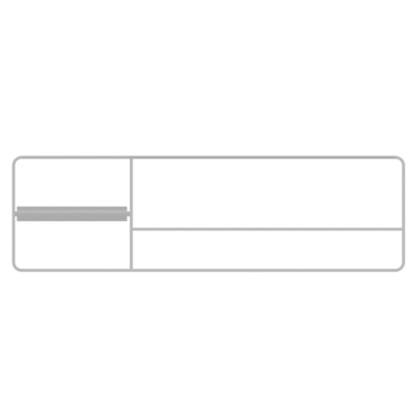 Bertocci Fly Релинг металлический 34см для аксессуаров из композита, с полотенцедержателем и бумагодержателем, DX, цвет: белый матовый