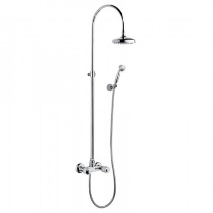 Смеситель для душа Bongio Cristallo, цвет: хром/хрусталь