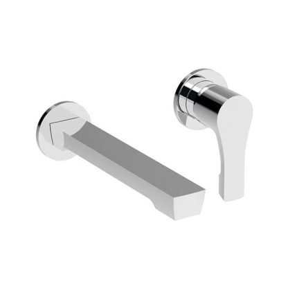 Simas Oslo Смеситель для раковины, настенный, излив: 20см., цвет: хром