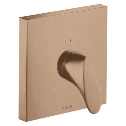 Axor Starck Organic Смеситель для душа, встраиваемый, цвет: шлифованное красное золото