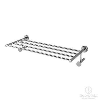 Stella Lucilla Полочка для полотенец, подвесная, цвет: хром