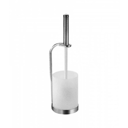 Ершик туалетный напольный Bongio Fleur, цвет: хром