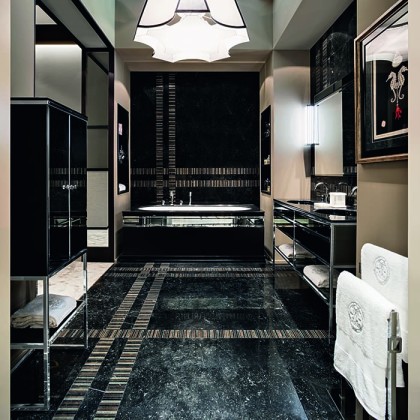 Oasis Academy Ванна отдельностоящая, 189х87х66см., цвет: Nero Marquinia