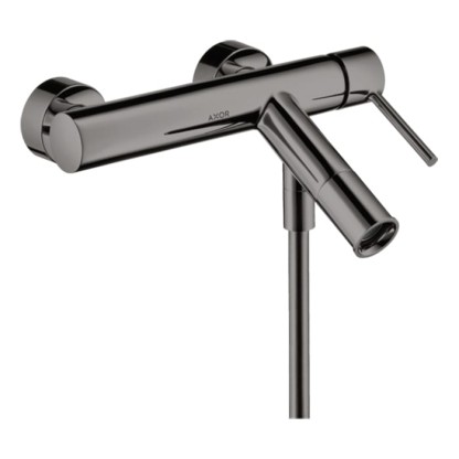 Axor Starck Смеситель для ванны , настенный, цвет: полированный черный хром