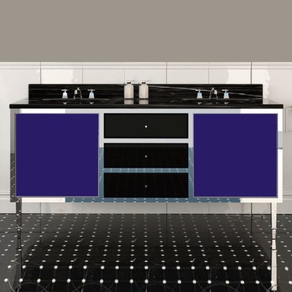 Devon&Devon Jazz 3, Комплект мебели, напольный, Цвет: blue violet/deep black