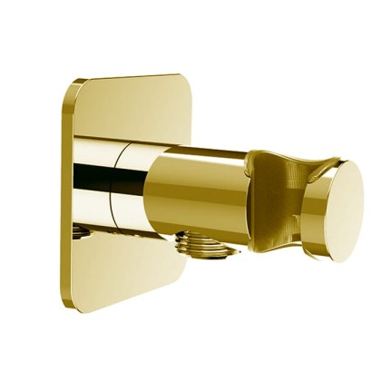 Almar Вывод из стены для душевой лейки, цвет: золото PVD