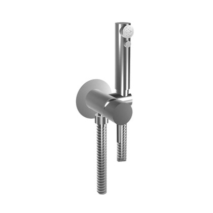 Bongio Complements NEW Гигиенический набор с ручной лейкой и смесителем, цвет: Nichel