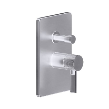 Gessi Inciso Смеситель для душа, встраиваемый, на 2 источника, с автоматическим переключателем, цвет: finox