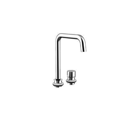 EMCO Asis Смеситель для раковины, на 2 отверстия излив 180мм,хром